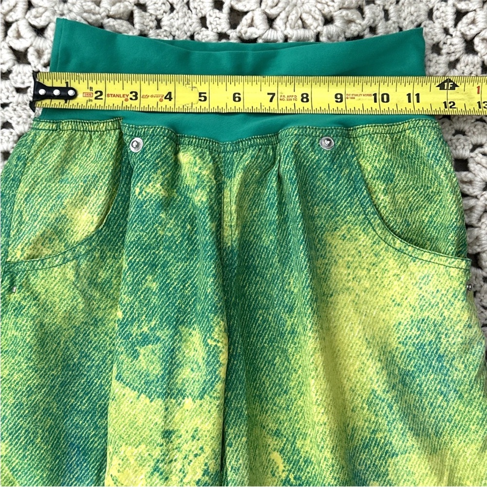 Zumba Pants Joggers Green Cargo Parachute Adjustable Ankle Strap XS - Picture 13 of 15